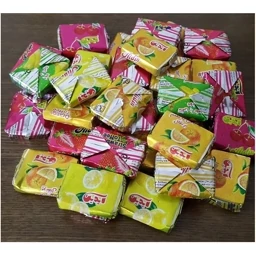 شکلات تافی چهار گوش مربعی میوه ای مخلوط آیدین ( 1000 گرم )